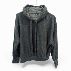 Express Charcoal Hoodie with Sparkling Drawstrings